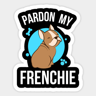 Pardon My Frenchie Sticker